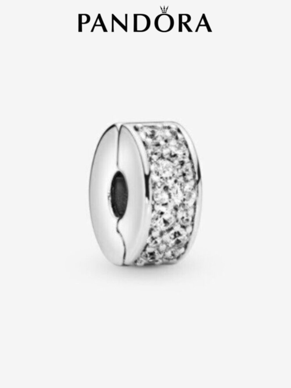 Pandora Clear Pav Clip Charm